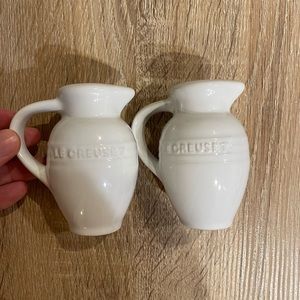 Salt and pepper le creuset